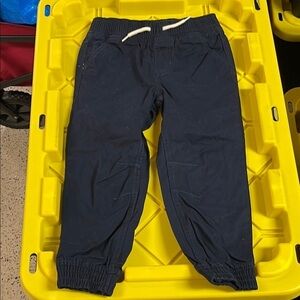 Joe Fresh chino cotton jogger navy size 5